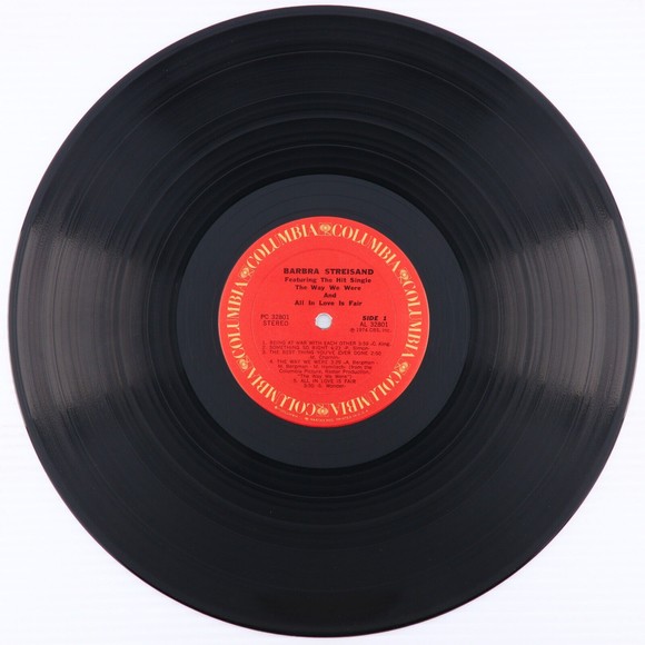 Barbra Streisand The Way We Were & All In Love Is Fair 1974 LP Record PC 32801 - Picture 9 of 16